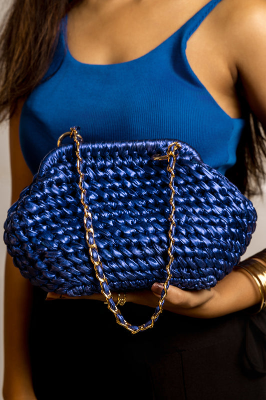 Royal Blue Clutch Bag