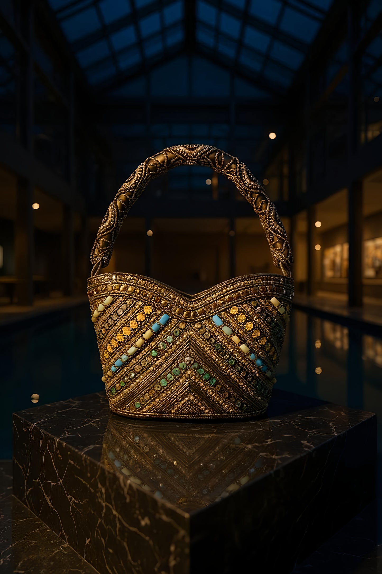 Bronze Shoulder Bag