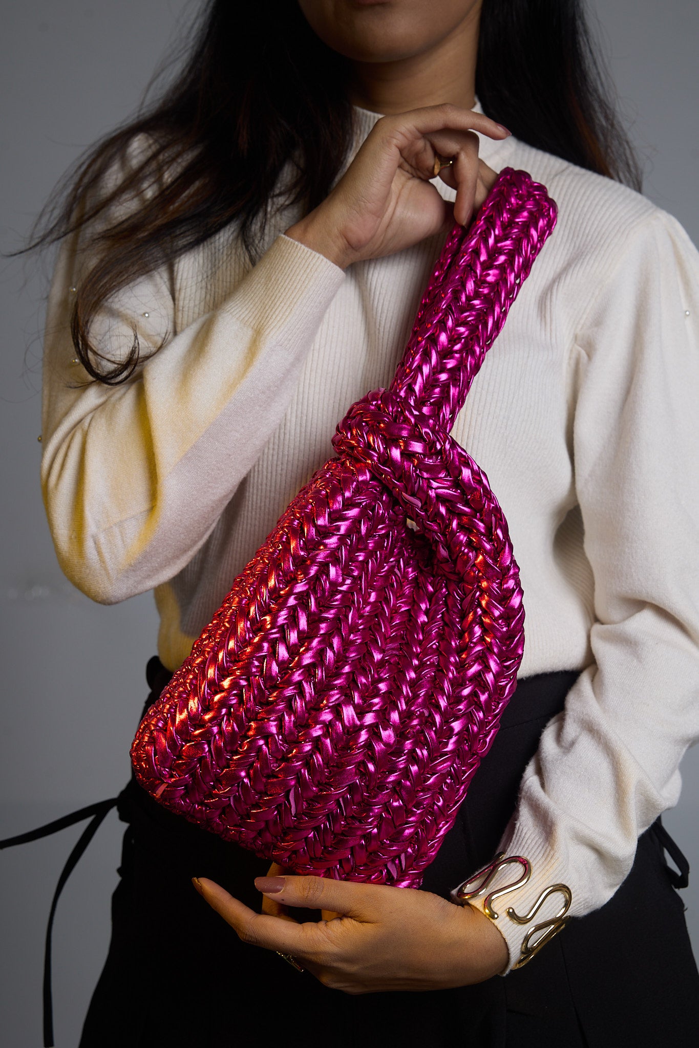 Fuchsia Pink Potli Bag