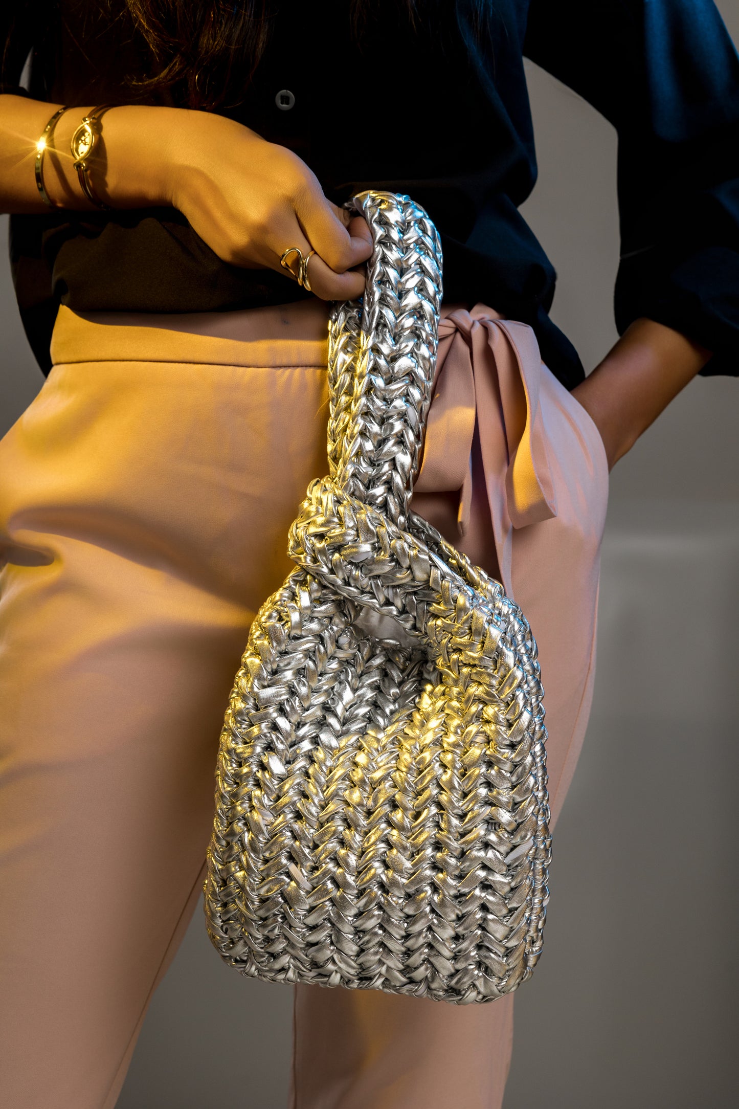 Platinum Potli Bag