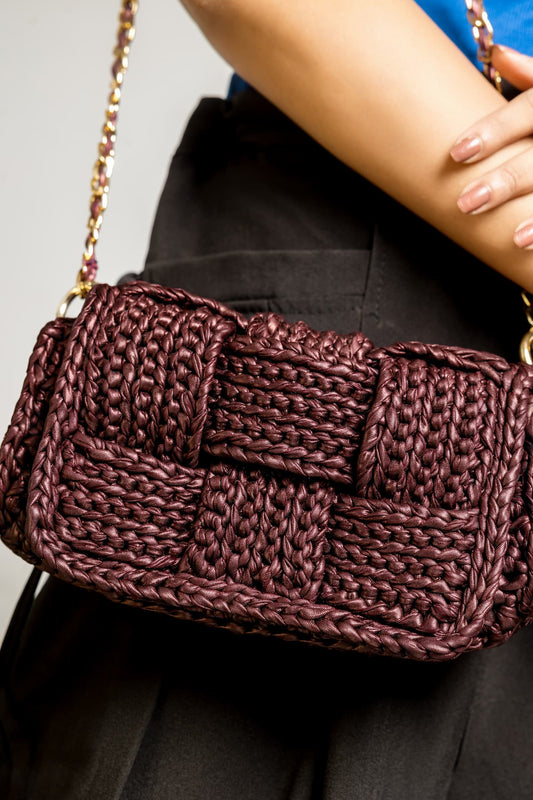Merlot Red Crossbody Bag