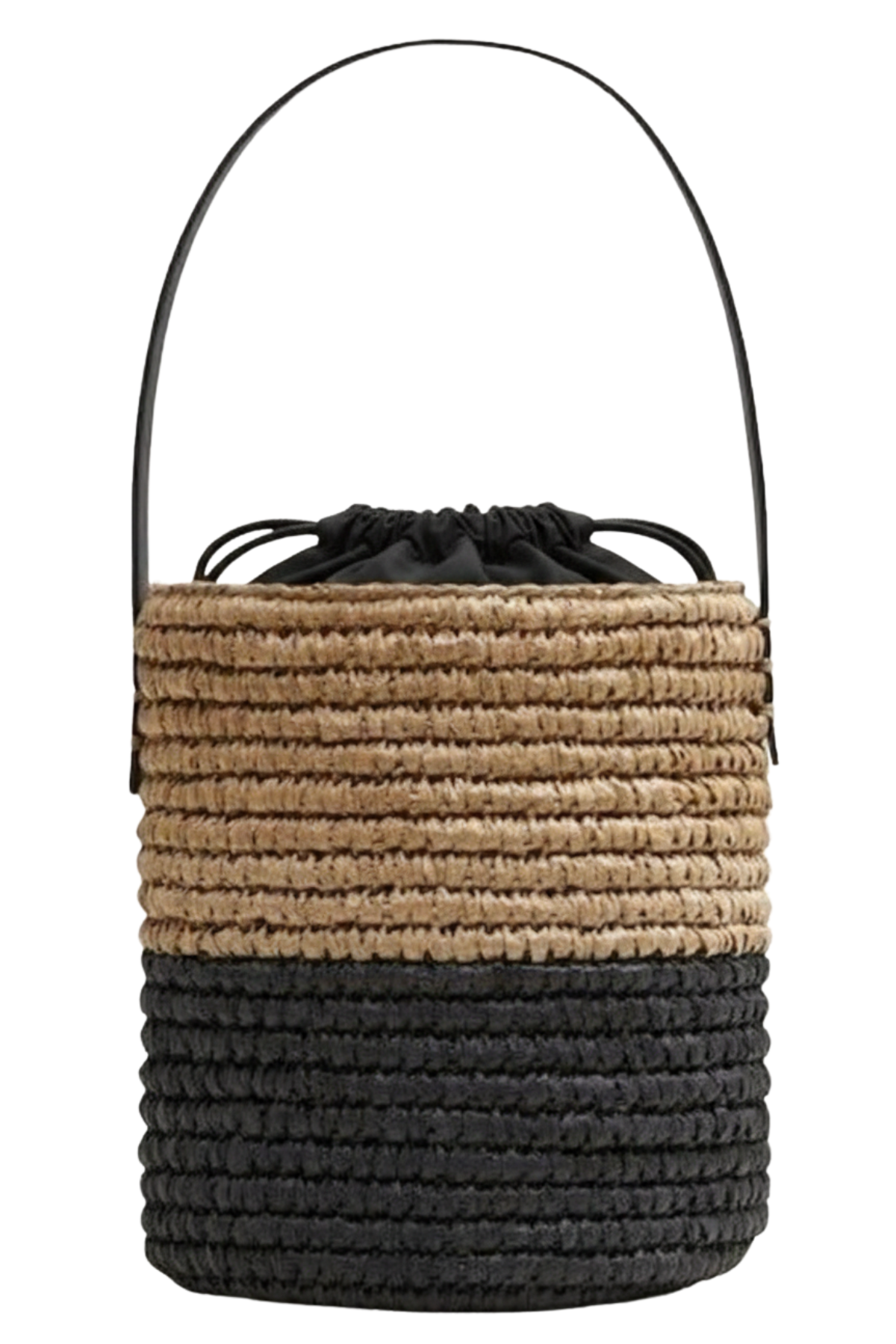Raffia Bucket Bag