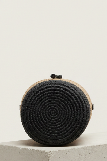 Raffia Bucket Bag