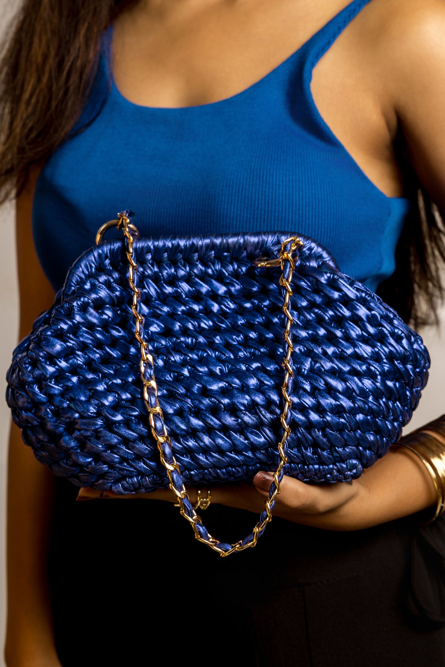 Royal Blue Clutch Bag