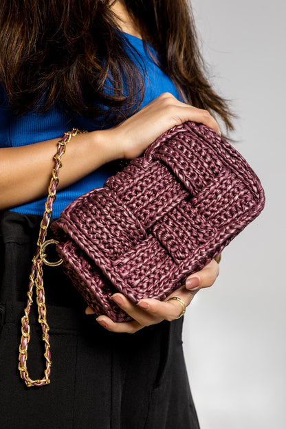 Merlot Red Crossbody Bag