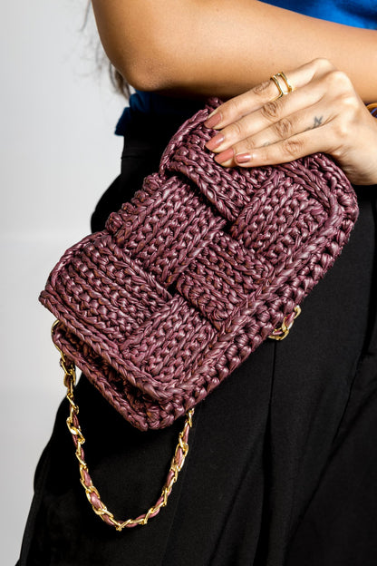 Merlot Red Crossbody Bag