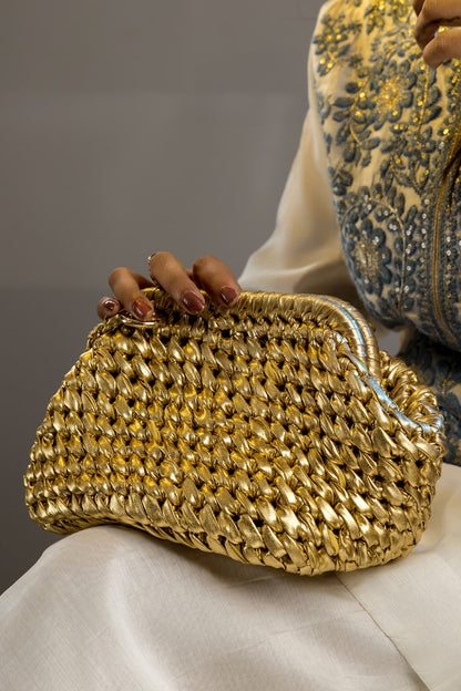Gold Clutch Bag